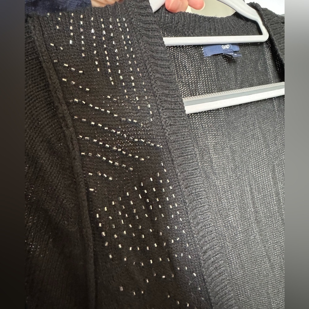 Gap Open Front Cardigan Sweater with Stud Detail